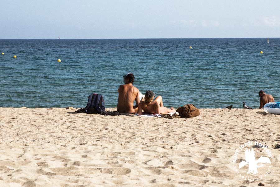 Happy Beach Nude - Barcelona Nude Beaches - Sant Jordi Hostels