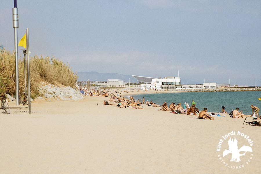 Vintage Beach Topless - Barcelona Nude Beaches - Sant Jordi Hostels