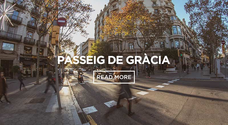 Passeig de Gràcia in Barcelona - Sant Jordi Hostels